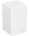 Kutija za kartice Ultimate Guard Flip`n`Tray XenoSkin - Monocolor White (100+ kom.) - 1t